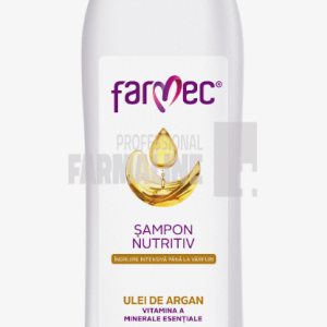 Farmec Sampon nutritiv cu ulei de argan, vitamina A, minerale esentiale 400 ml