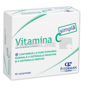 Fiterman Vitamina C 180 mg 40 comprimate