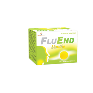 Sun Wave FluEnd cu aroma lamaie 20 comprimate de supt