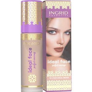Fond de ten Ingrid Cosmetics Ideal Face Perfect Coverage 12 Natural Beige, 30 ml