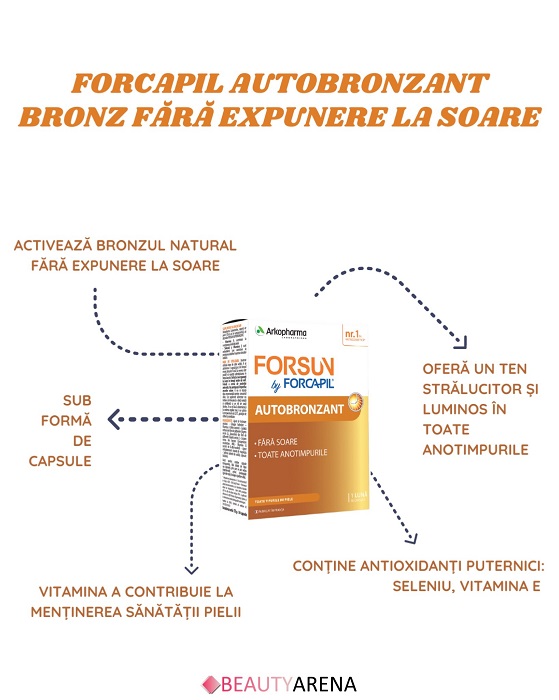 NOU! Gama Forcapil Forsun: Autobronzant și protecție solară