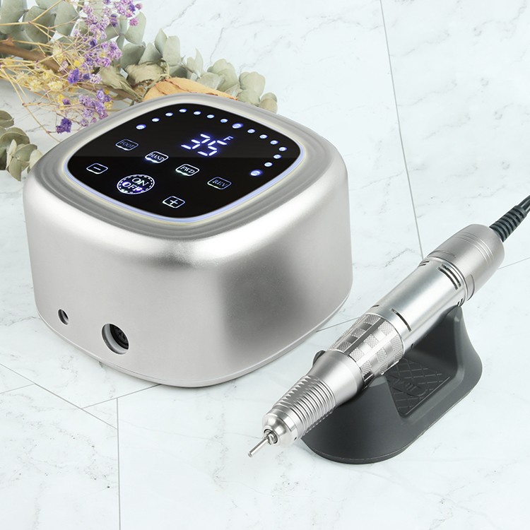 Freza Unghii Profesionala 75W, 35.000 RPM, Silver Freza Unghii Profesionala 75W, 35.000 RPM, Silver