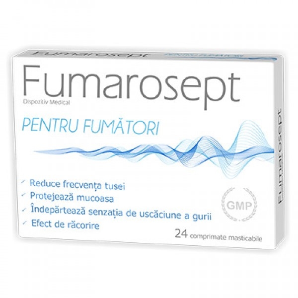 Fumarosept x 24 de comprimate masticabile Fumarosept x 24 de comprimate masticabile
