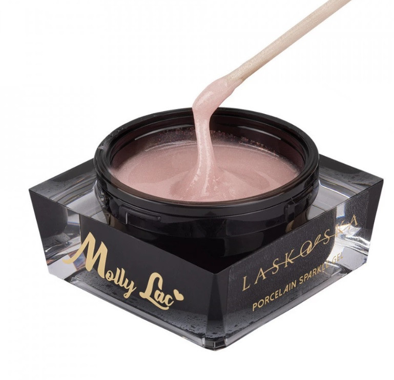 Gel UV MollyLac Sparkle Light Nude 15 g Gel UV MollyLac Sparkle Light Nude 15 g