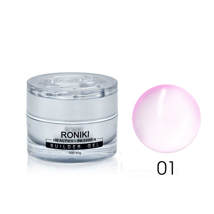 Gel UV Vitraliu Roniki 40 g - 01 Gel UV Vitraliu Roniki 40 g - 01