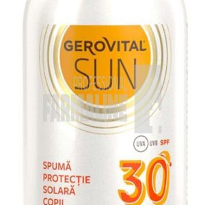 Gerovita Sun Spuma protectie solara copii SPF30+ 100 ml