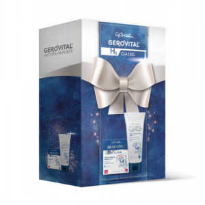 Gerovital H3 Classic Caseta Cadou: Crema intensiv hidratanta 50 ml + Crema de maini regeneranta 100 ml
