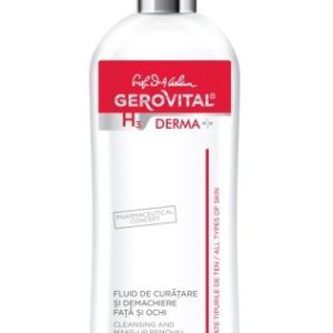 Gerovital H3 Derma+ Fluid de curatare si demachiere ochi 200 ml