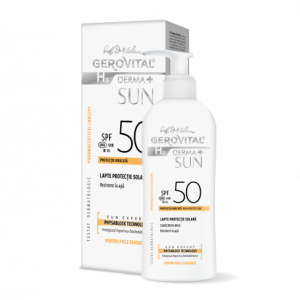 Gerovital H3 Derma+ Sun Lapte protectie solara SPF 50 150 ml