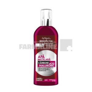 Gerovital H3 Evolution Apa micelara carbune si acid hialuronic 150 ml
