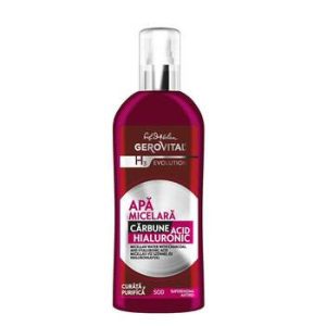 Gerovital H3 Evolution Apa micelara cu carbune si acid hialuronic 150 ml