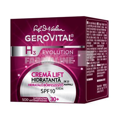 Gerovital H3 Evolution Crema lift hidratanta de zi SPF10 50 ml Gerovital H3 Evolution Crema lift hidratanta de zi SPF10 50 ml