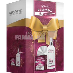 Gerovital H3 Evolution Apa micelara cu acid hialuronic 150 ml + Crema antirid SPF10 45+ 50 ml
