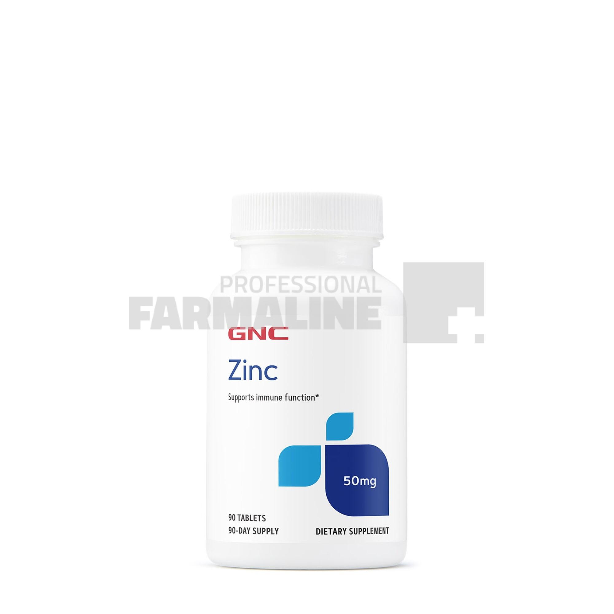 GNC Zinc 50 mg 90 tablete GNC Zinc 50 mg 90 tablete