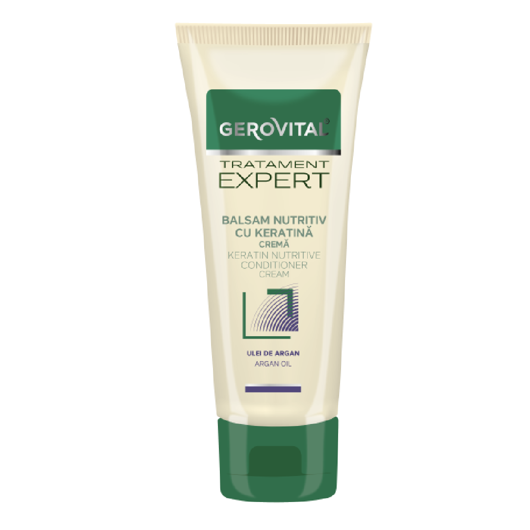 Balsam nutritiv cu Keratina crema, Tratament Expert, 150ml, Gerovital Balsam nutritiv cu Keratina crema, Tratament Expert, 150ml, Gerovital