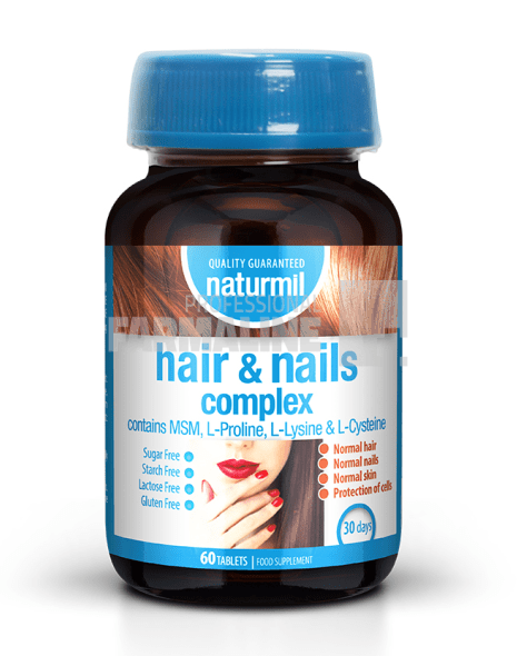 Naturmil Hair & Nail Complex 60 tablete Naturmil Hair & Nail Complex 60 tablete