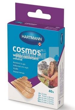 Hartmann Cosmos Water Resistant Universal plasturi 5 marimi 40 bucati Hartmann Cosmos Water Resistant Universal plasturi 5 marimi 40 bucati
