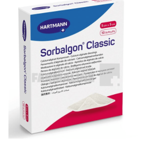 Hartmann Sorbalgon Compresa sterila 5 cm x 5 cm 10 bucati