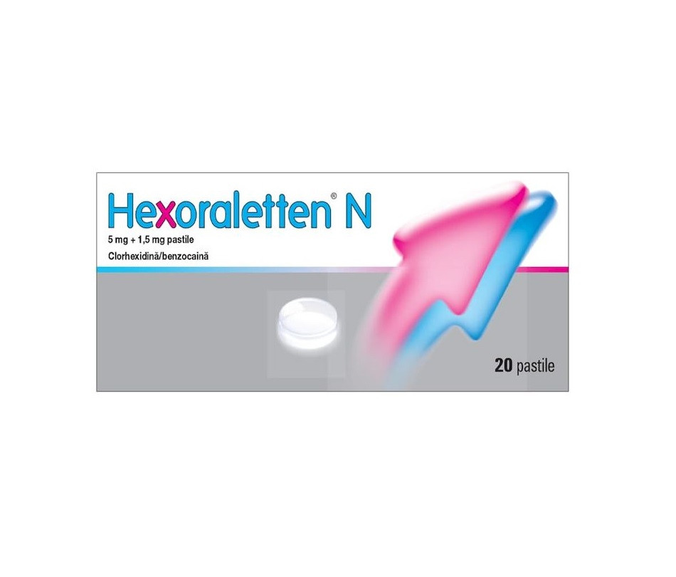 Hexoraletten N x 20 comprimate Hexoraletten N x 20 comprimate
