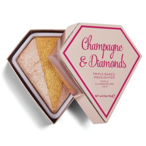 Iluminator Makeup Revolution I , Revolution Triple Baked Highlighter Champagne Diamonds, 10 g