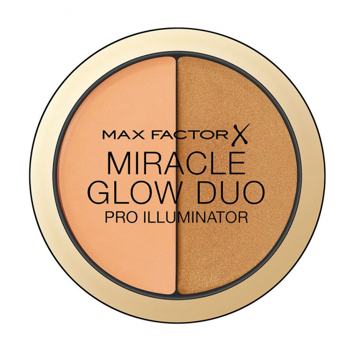 Iluminator MAX FACTOR Miracle Glow Duo Pro Illuminator, 30 Deep, 11 g Iluminator MAX FACTOR Miracle Glow Duo Pro Illuminator, 30 Deep, 11 g