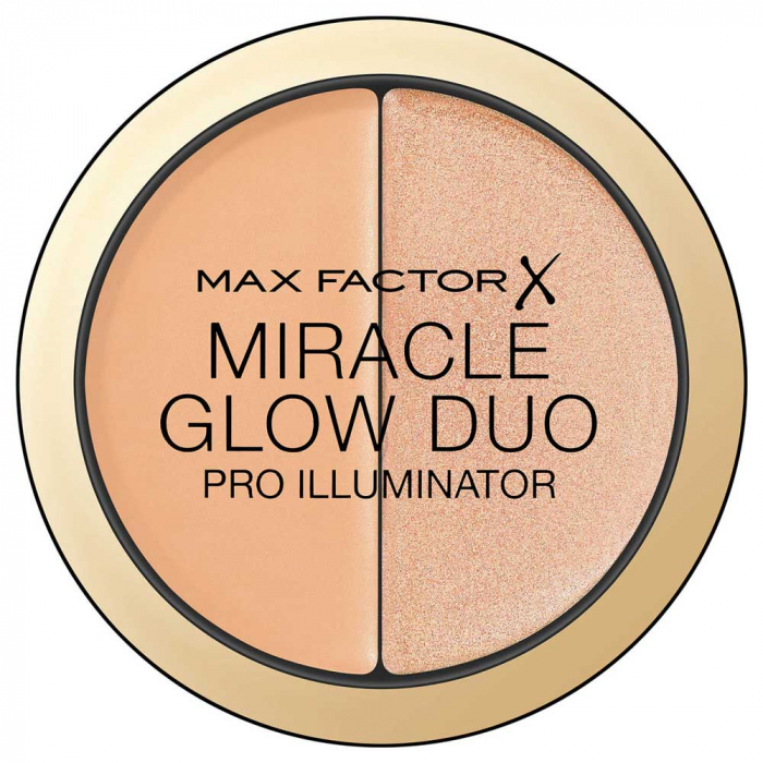 Iluminator MAX FACTOR Miracle Glow Duo Pro Illuminator, 20 Medium, 11 g Iluminator MAX FACTOR Miracle Glow Duo Pro Illuminator, 20 Medium, 11 g