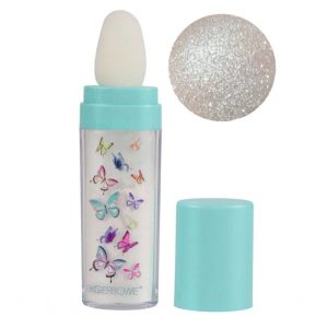Iluminator Pudra cu Glitter pentru Ten, Corp sau Par Nova Kiss, 01 Argintiu