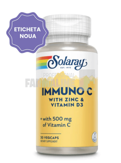 Immuno C cu Zinc & Vitamina D3 30capsule Immuno C cu Zinc & Vitamina D3 30capsule