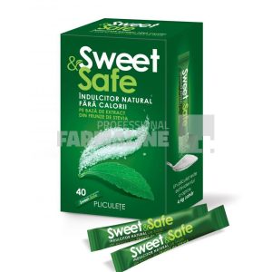 Sweet & Safe Indulcitor natural din stevie 40 bucati