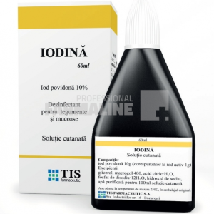 Iodina solutie cutanata 60 ml