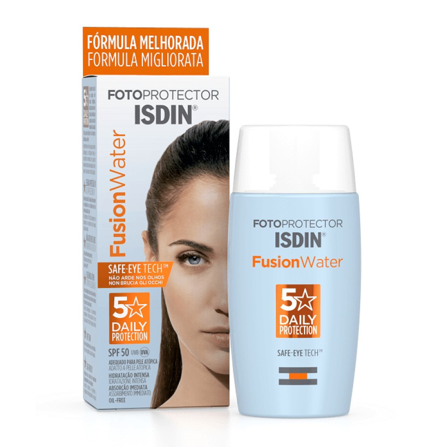ISDIN Fotoprotector Fusion Water Lotiune Faciala de Protectie Solara SPF 50+ 50ml ISDIN Fotoprotector Fusion Water Lotiune Faciala de Protectie Solara SPF 50+ 50ml