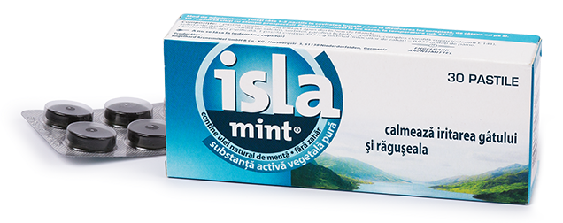 Isla Mint - 30 tablete de supt Isla Mint - 30 tablete de supt