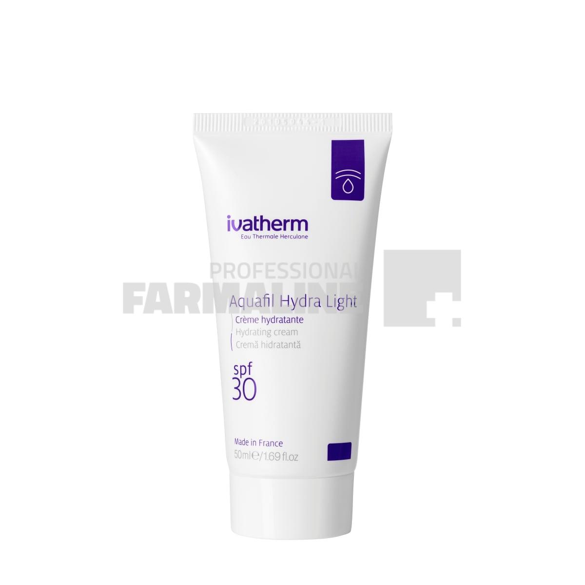 Ivatherm Aquafil Hydra Light Crema hidratanta SPF30 50 ml Ivatherm Aquafil Hydra Light Crema hidratanta SPF30 50 ml