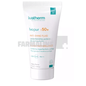Ivatherm Ivapur Fluid anti-stralucire cu SPF50+ 50 ml