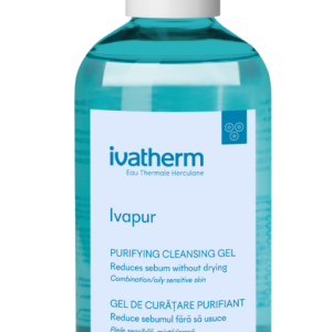 Ivatherm IVAPUR Gel spumant purifiant pentru ten sensibil, mixt sau gras 250 ml