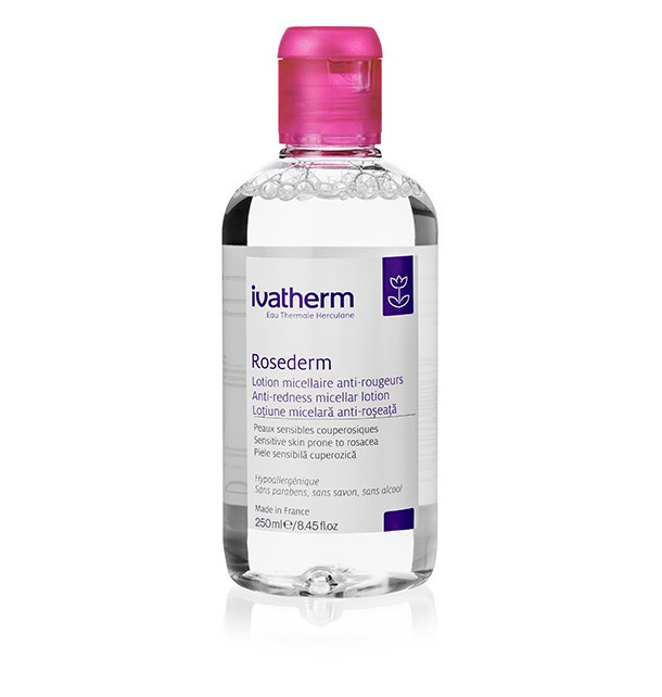 Ivatherm ROSEDERM lotiune micelara anti-roseata 250 ml Ivatherm ROSEDERM lotiune micelara anti-roseata 250 ml