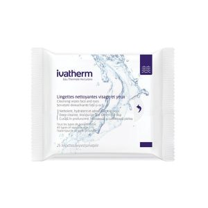 Ivatherm servetele demachiante fata si ochi, 25 servetele