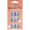 Kit 24 Unghii False W7 Glamorous Nails, Purple Chrome, cu adeziv inclus si pila de unghii Kit 24 Unghii False W7 Glamorous Nails, Purple Chrome, cu adeziv inclus si pila de unghii
