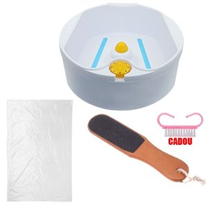 Kit Cadita Alba, Perie Calcaie si Saci Pentru Cadita