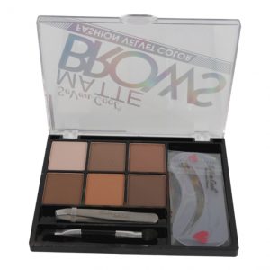 Kit complet pentru definirea sprancenelor Nova Kiss Matte Brows, 02