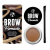 Kit cu Gel pentru Sprancene si Pensula dubla, W7 Brow Pomade, Soft Brown, 4.25 g Kit cu Gel pentru Sprancene si Pensula dubla, W7 Brow Pomade, Soft Brown, 4.25 g
