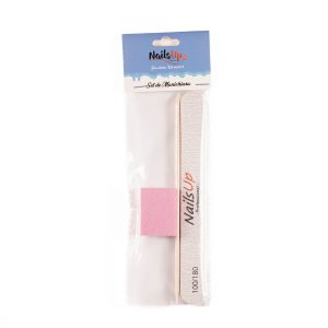 Kit NailsUp buffer, pila 100/180, bat cuticula