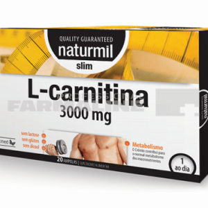L - Carnitina Slim 3000 mg, 20 fiole buvabile x15 ml