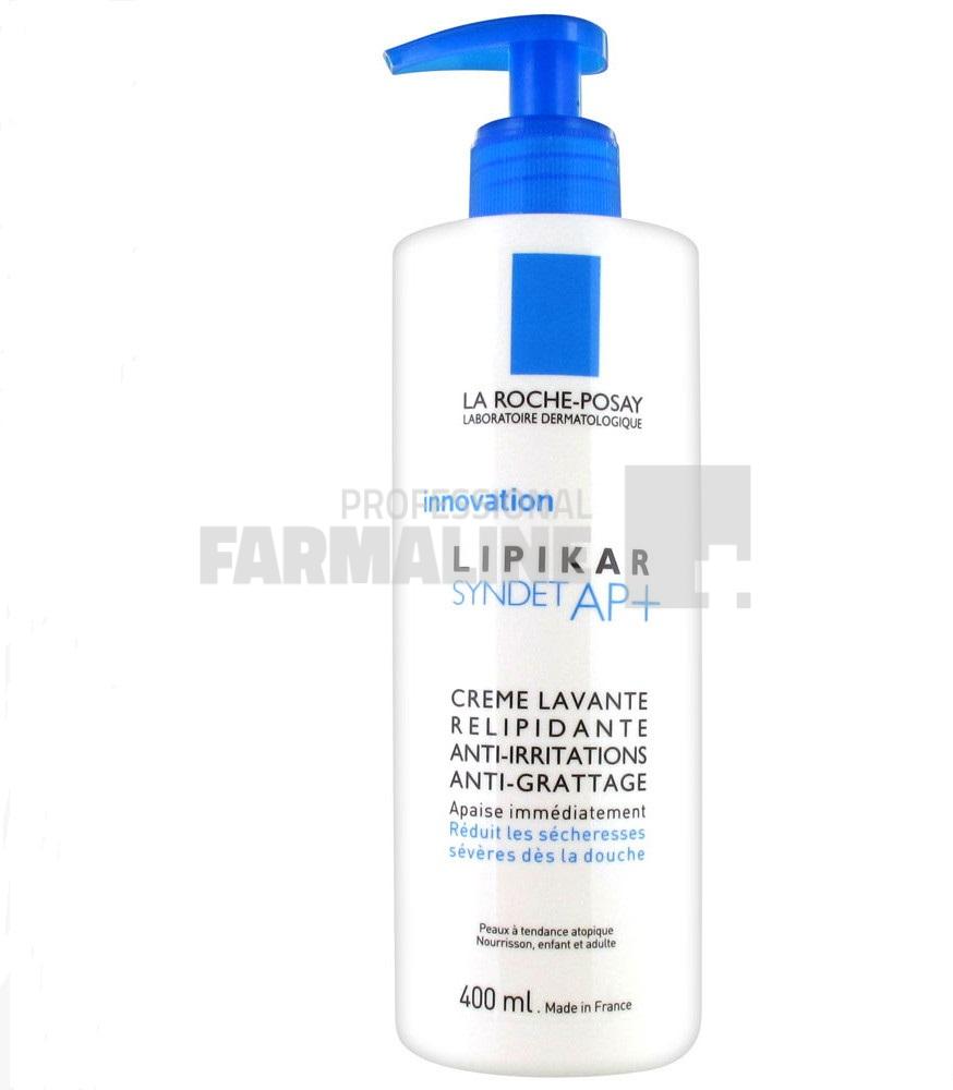 La Roche Posay Lipikar Syndet Ap+ Crema de spalare 400 ml La Roche Posay Lipikar Syndet Ap+ Crema de spalare 400 ml