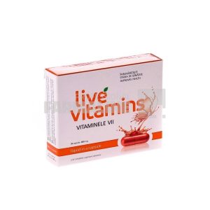 Live Vitamins Vitaminele vii 30 capsule