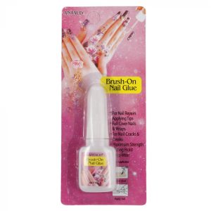 Lipici cu pensula pentru Unghii False tips, Antald Brush-on, 10 g