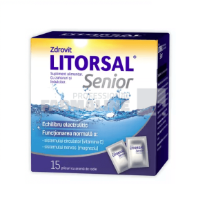 Litorsal Senior cu aroma de rodie 15 plicuri