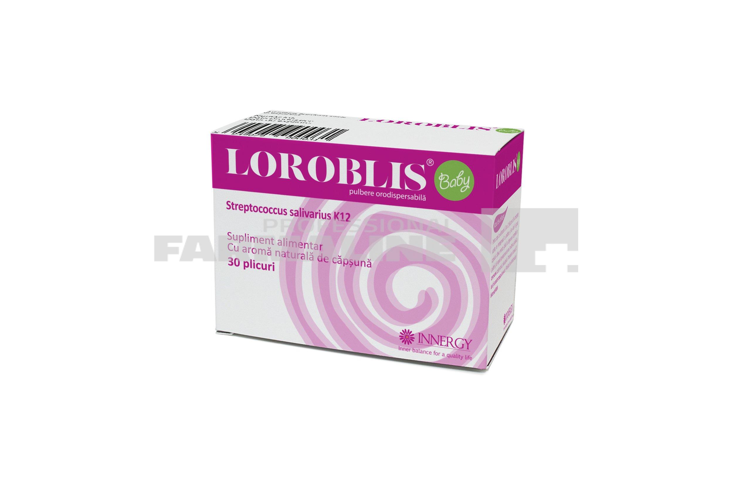 Loroblis Baby pulbere orosolubila 30 plicuri Loroblis Baby pulbere orosolubila 30 plicuri