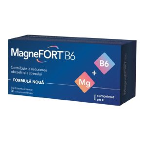 Biofarm Magnefort Magneziu forte B6 50 drajeuri