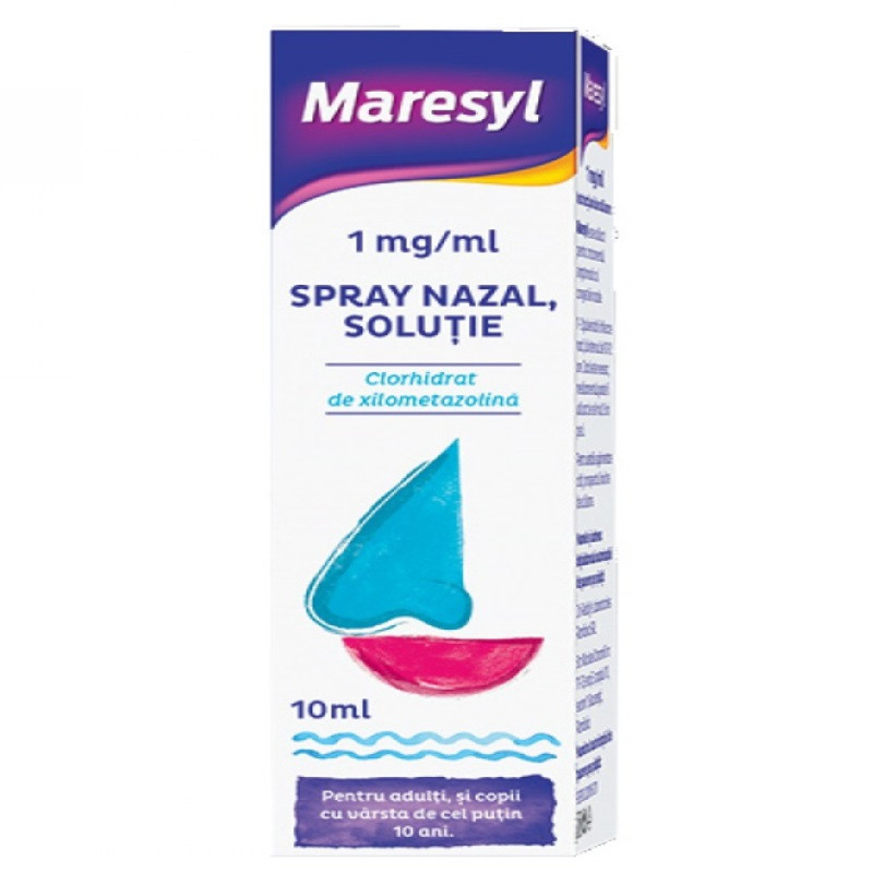 Maresyl spray nazal solutie 1mg/ml, 10ml Maresyl spray nazal solutie 1mg/ml, 10ml